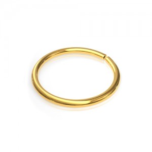 Piercing Argola de Torção Modelo 13 PVD Gold Piercing Argola de Torção Modelo 13 PVD Gold